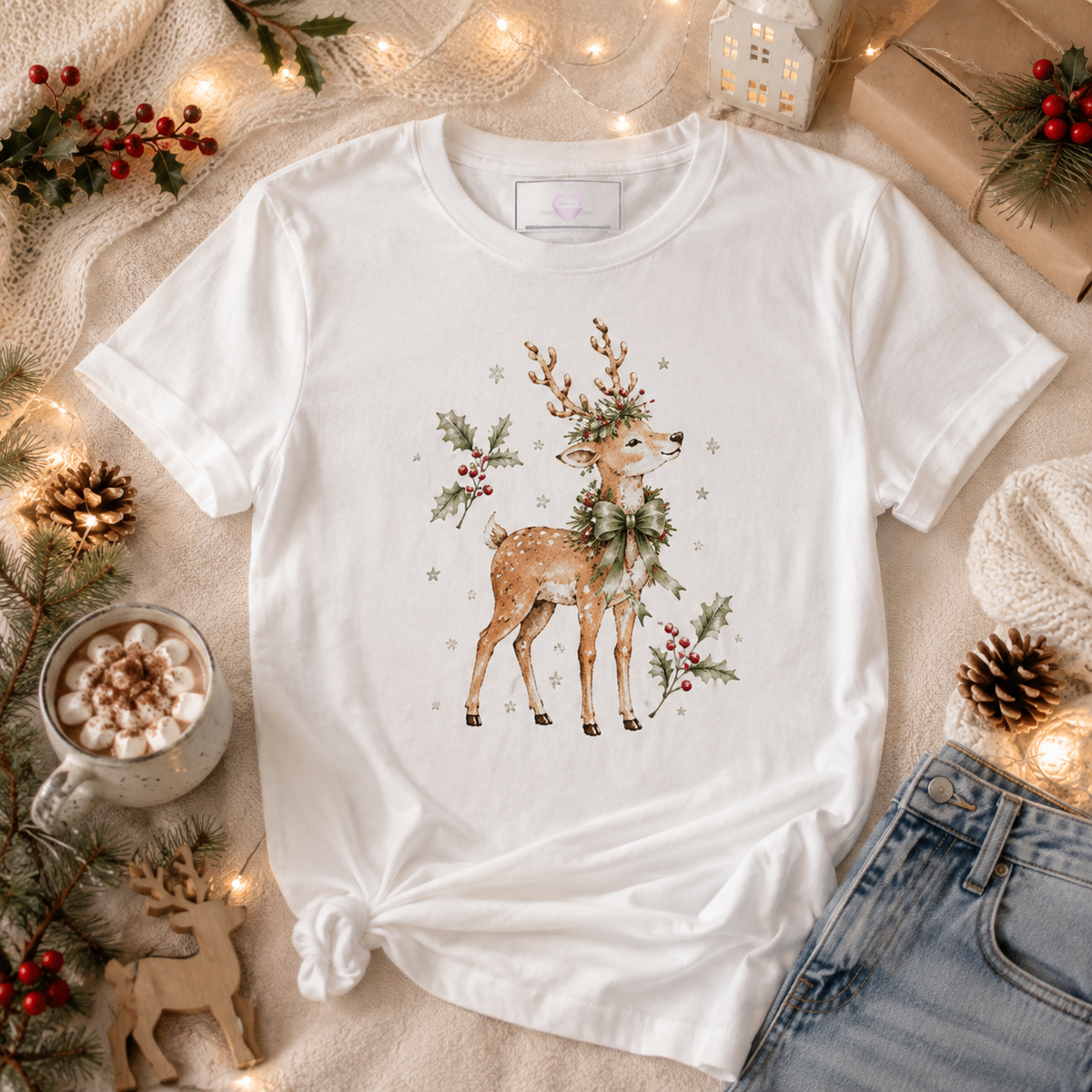 Ladies Reindeers Off Duty - Pine