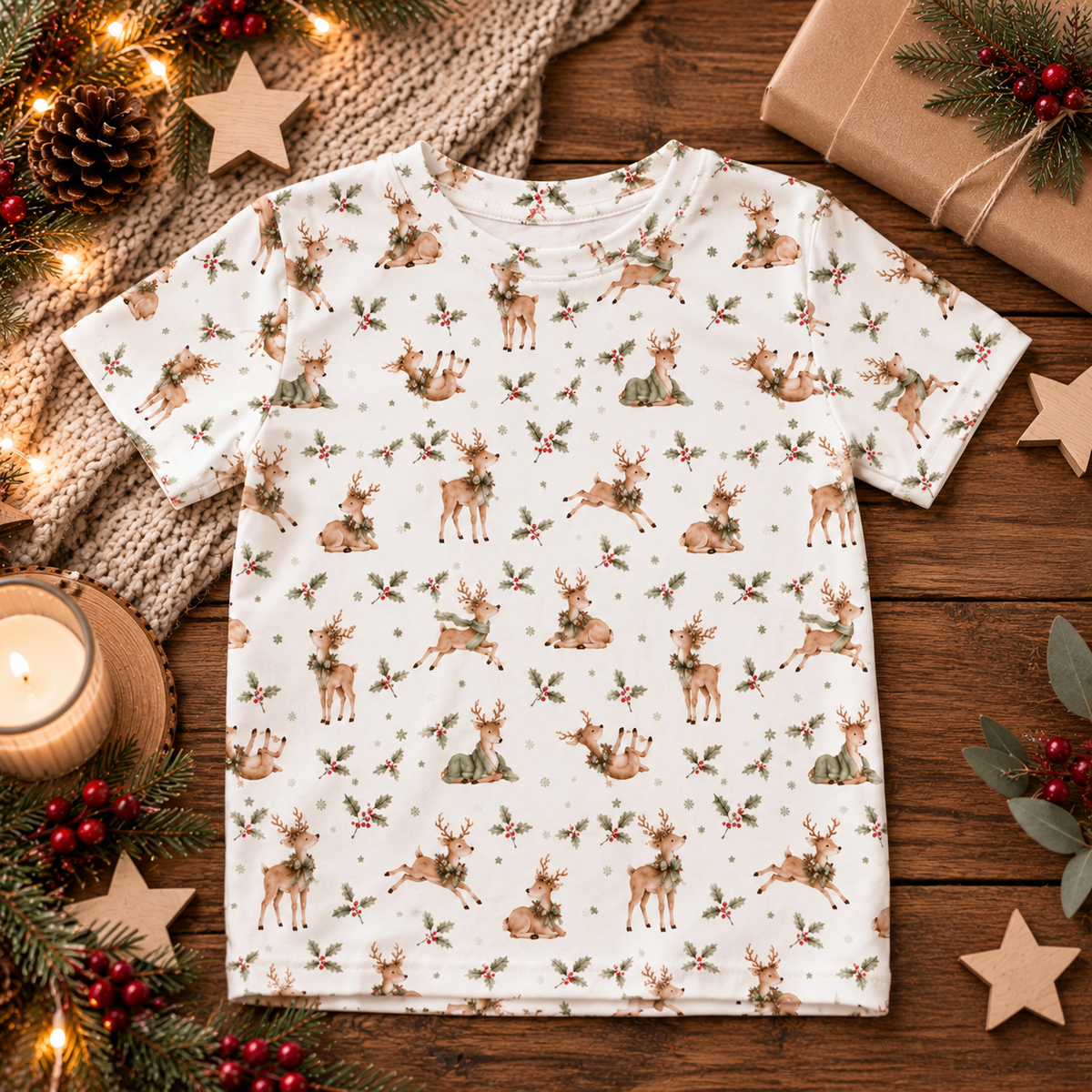 Reindeers Off Duty Kiddo - Pine