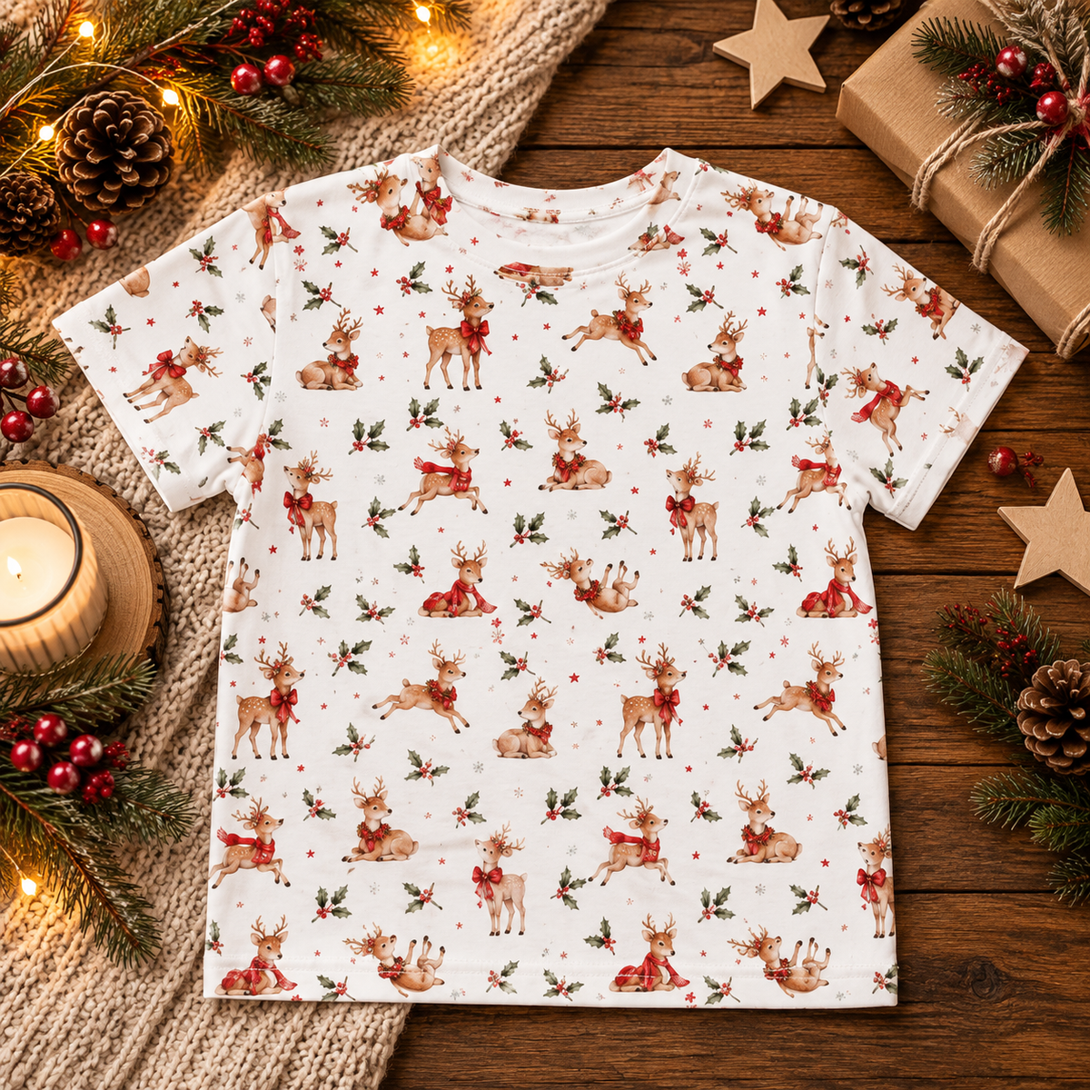 Reindeers off duty kiddo traditional