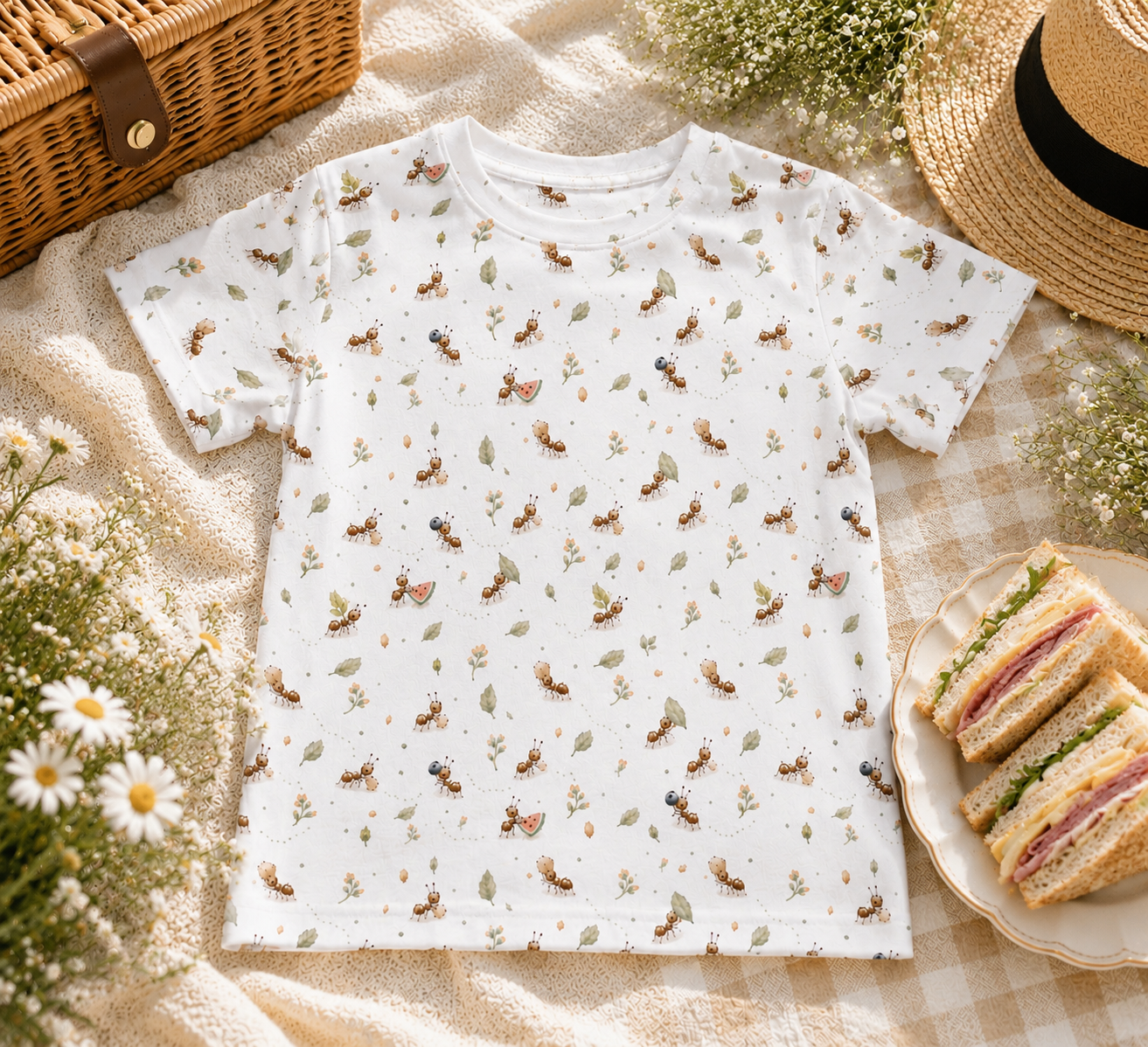 Kids cotton crew neck t-shirt
